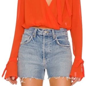 🚨SALE! PRICE IS FIRM🚨NWT House of Harlow High Rise Mom Bermuda Denim Jean Shorts